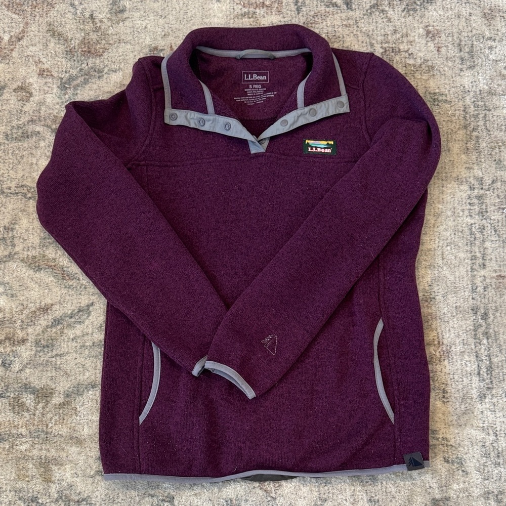 L.L. Bean Women’s Purple Pullover Size Small